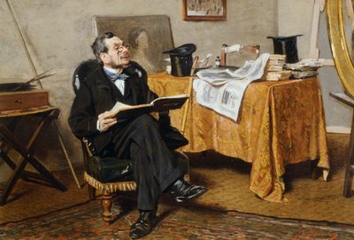 乔瓦尼-波尔迪尼创作的带有人物的内饰 作者 乔凡尼·博尔迪尼（Giovanni Boldini）