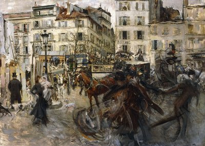 皮加勒广场，1874年 作者 乔凡尼·博尔迪尼（Giovanni Boldini）
