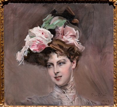 比阿特丽斯-苏珊娜-亨丽埃特-范-比兰特肖像 作者 Giovanni Boldini