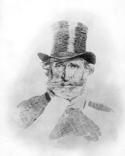 朱塞佩-威尔第的画像（Roncole Verdi 作者 乔凡尼·博尔迪尼（Giovanni Boldini）