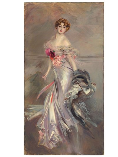 玛特·雷尼埃（MartheRégnier）肖像，1905年 作者 乔凡尼·博尔迪尼（Giovanni Boldini）