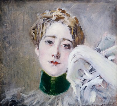 Isenburg Birstein 公主的肖像 作者 乔凡尼·博尔迪尼（Giovanni Boldini）