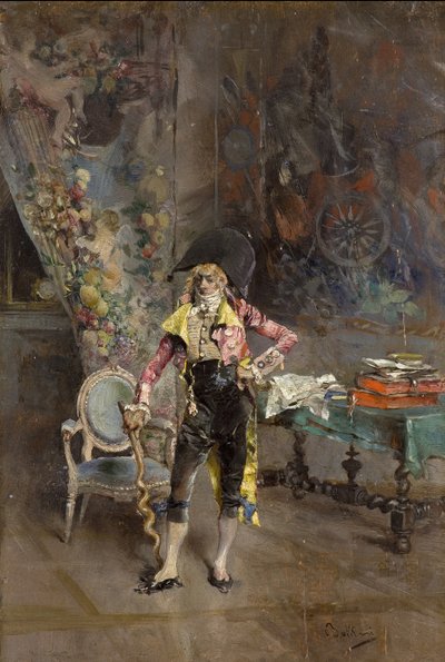 一个男人的肖像 作者 乔凡尼·博尔迪尼（Giovanni Boldini）