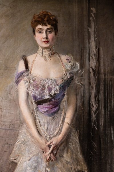 西班牙尤拉莉亚公主，细节 作者 乔凡尼·博尔迪尼（Giovanni Boldini）