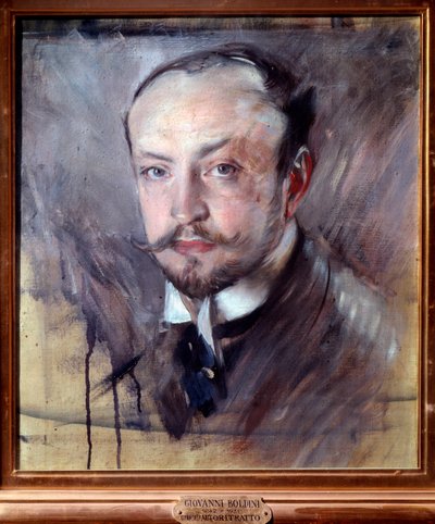 自画像（布面油画 作者 乔凡尼·博尔迪尼（Giovanni Boldini）