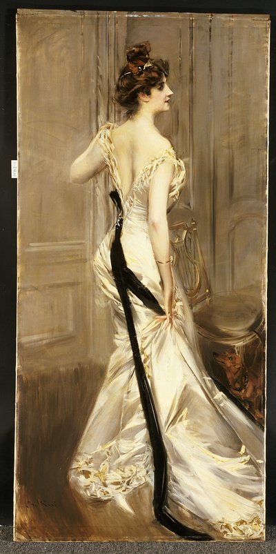 黑腰带，约1905年 作者 乔凡尼·博尔迪尼（Giovanni Boldini）