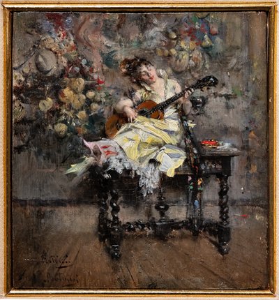 吉他手 作者 乔凡尼·博尔迪尼（Giovanni Boldini）
