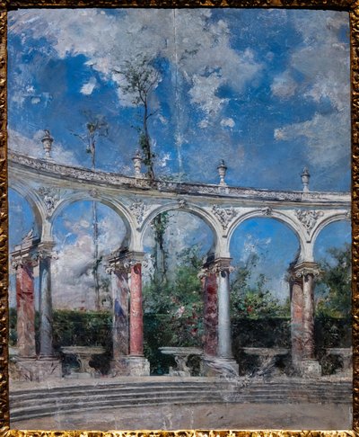 凡尔赛宫的柱廊 作者 乔凡尼·博尔迪尼（Giovanni Boldini）