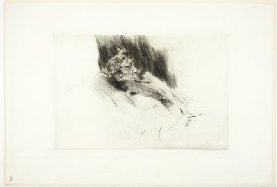 睡梦中的惠斯勒 作者 乔凡尼·博尔迪尼（Giovanni Boldini）