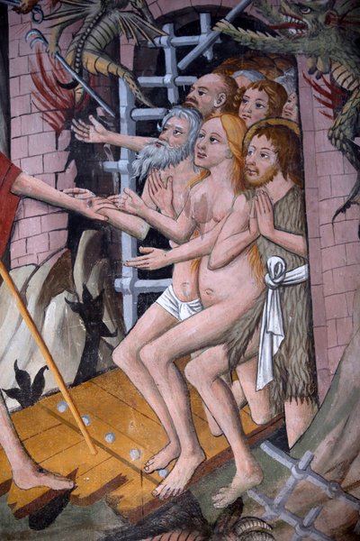 下降到地狱，c.1492 作者 乔凡尼·卡纳维西奥（Giovanni Canavesio）