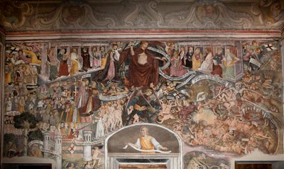 最后的审判，c.1492 作者 乔凡尼·卡纳维西奥（Giovanni Canavesio）