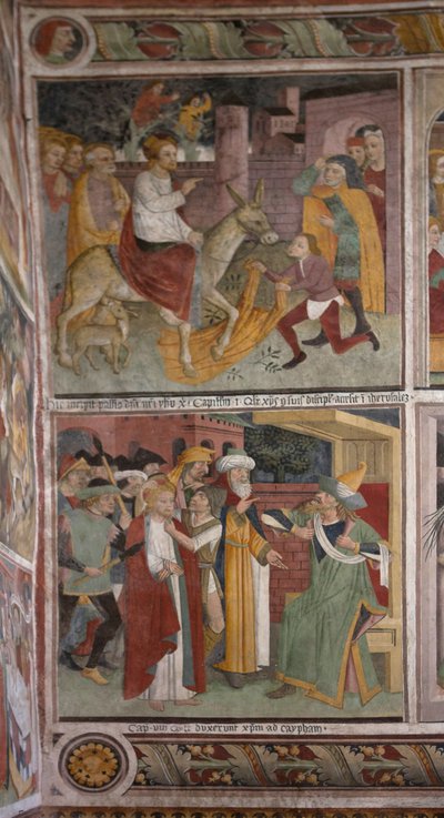基督的生活场景，约1492年（壁画 作者 乔凡尼·卡纳维西奥（Giovanni Canavesio）