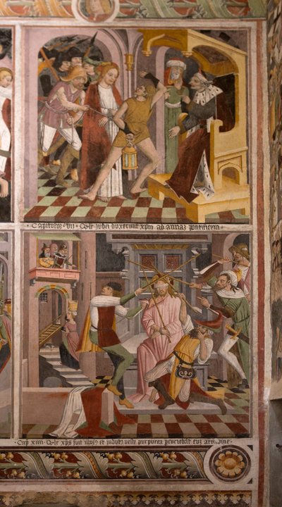 基督的生活场景，约1492年（壁画 作者 乔凡尼·卡纳维西奥（Giovanni Canavesio）
