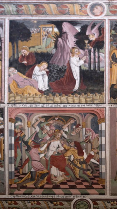 基督的生活场景，约1492年（壁画 作者 乔凡尼·卡纳维西奥（Giovanni Canavesio）