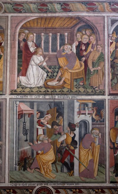 基督的生活场景，约1492年（壁画 作者 乔凡尼·卡纳维西奥（Giovanni Canavesio）