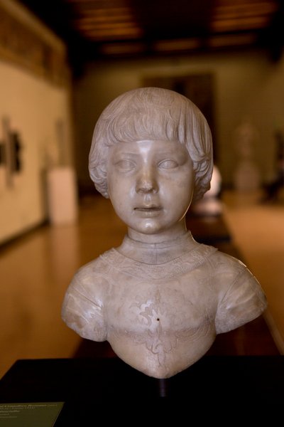 一个孩子的半身像 作者 乔瓦尼·克里斯托弗罗·罗马诺（Giovanni Cristoforo Romano）