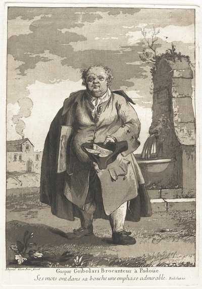 Gaspar Gribolari brocanteur à Padoue (Gaspar Gribolari, secondhand Dealer in Padua) 作者 乔瓦尼·大卫