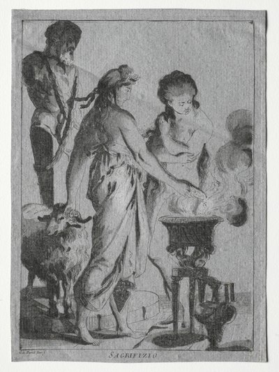 祭祀，约1775-1776。 作者 乔瓦尼·大卫