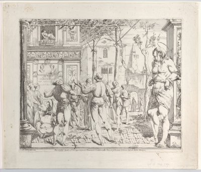 圣克里斯托弗的殉道》，Secondo Quadro，1776年。 作者 乔瓦尼·大卫