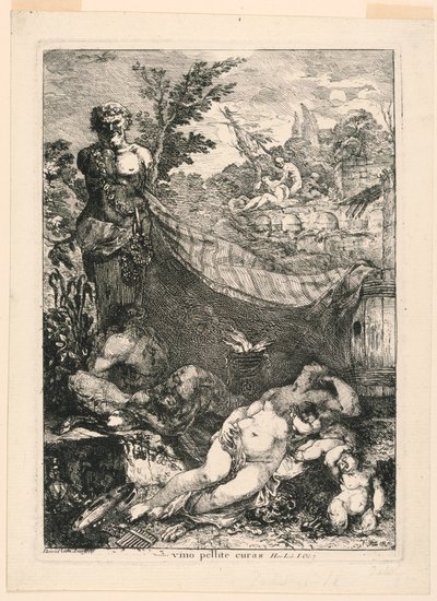 ......葡萄美酒夜光杯（贺拉斯《奥德诗集） 作者 Giovanni David