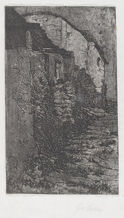 罗马附近的Bauco [罗马附近的Bauco] 作者 乔凡尼·法托里（Giovanni Fattori）