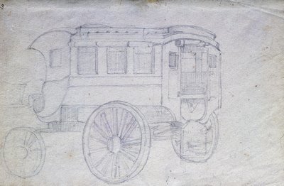 马车 作者 乔凡尼·法托里（Giovanni Fattori）
