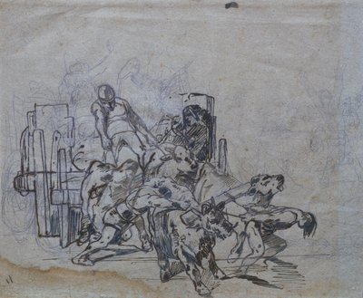 有四头牛的车 作者 乔凡尼·法托里（Giovanni Fattori）