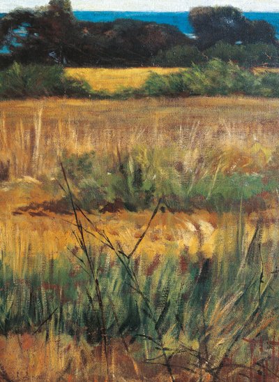 意大利，佛罗伦萨，Maremma Toscana，约1894年，细节 作者 乔凡尼·法托里（Giovanni Fattori）