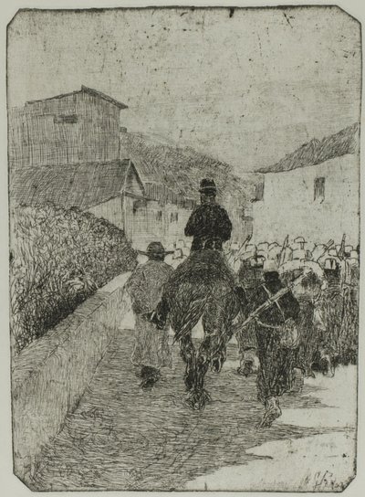 军事长廊 作者 乔凡尼·法托里（Giovanni Fattori）