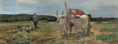在托斯卡纳Maremma的牛车 作者 乔凡尼·法托里（Giovanni Fattori）