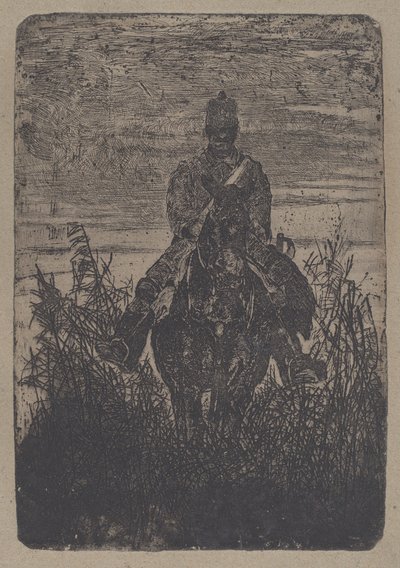 巡逻[探索]。 作者 乔凡尼·法托里（Giovanni Fattori）