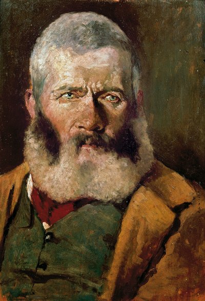 牛仔肖像，约 1882 年（布面油画） 作者 乔凡尼·法托里（Giovanni Fattori）