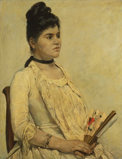 继女肖像 作者 乔凡尼·法托里（Giovanni Fattori）