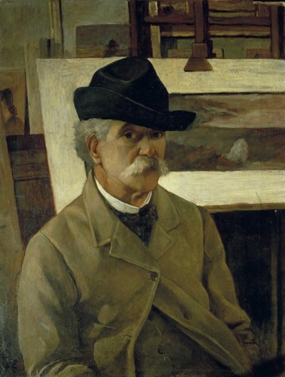 自画像 作者 乔凡尼·法托里（Giovanni Fattori）