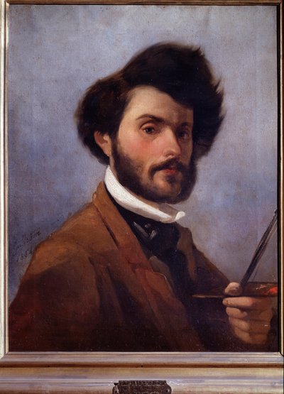 29岁的自画像（绘画 作者 乔凡尼·法托里（Giovanni Fattori）
