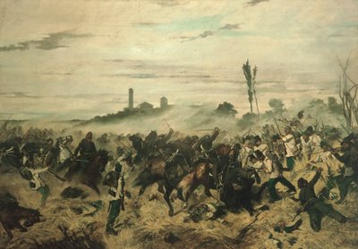 蒙特贝罗之战 作者 乔凡尼·法托里（Giovanni Fattori）