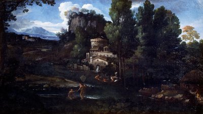 村庄（布面油画） 作者 乔瓦尼·弗朗切斯科·格里马尔迪
