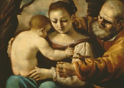 神圣家族 作者 乔瓦尼·弗朗切斯科·巴尔比里（Il Guercino）