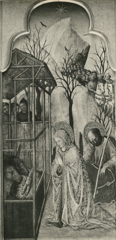 圣母玛利亚的生命周期，c.1445（白杨面板上的油） 作者 乔万尼·弗朗切斯科·达里米尼
