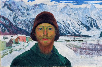自画像》，1899年。 作者 Giovanni Giacometti