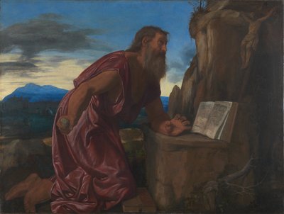 圣杰罗姆 作者 Giovanni Girolamo Savoldo