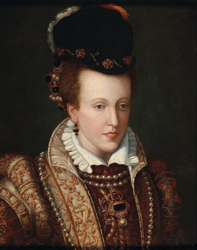 奥地利乔安娜1547-1578年的肖像，托斯卡纳大公夫人，约1570年。 作者 Giovanni Maria Butteri