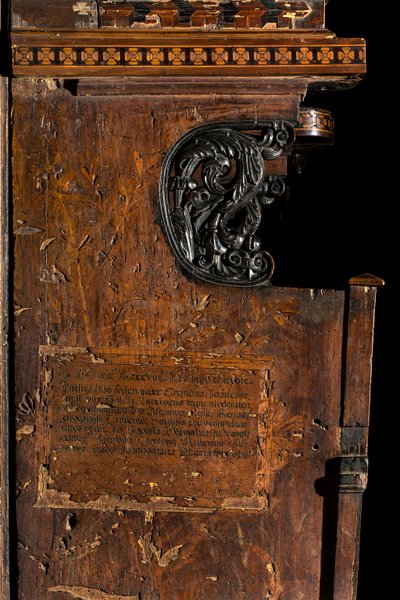 Lignaean Canonical Choir，1484年由Giovanni Maria Platina镶嵌，左侧的镶嵌物 作者 乔瓦尼·玛丽亚·普拉蒂纳