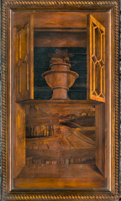 Lignaean Canonical Choir，由Giovanni Maria Platina 1484年镶嵌，高级档位 作者 乔瓦尼·玛丽亚·普拉蒂纳
