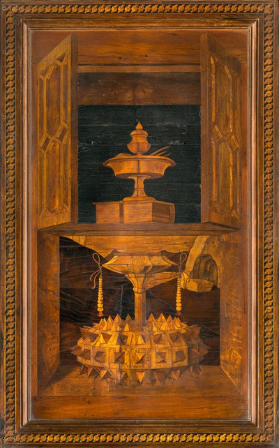Lignaean Canonical Choir, Inlaid by Giovanni Maria Platina 1484, Superior Stall 作者 乔瓦尼·玛丽亚·普拉蒂纳