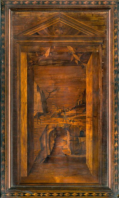 Lignaean Canonical Choir, Inlaid by Giovanni Maria Platina 1484, Superior Stall 作者 乔瓦尼·玛丽亚·普拉蒂纳