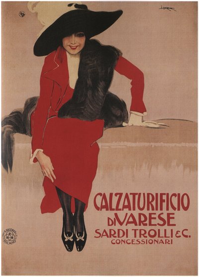 Sardi Trolli鞋子，1897年 作者 乔凡尼·马塔洛尼（Giovanni Mataloni）
