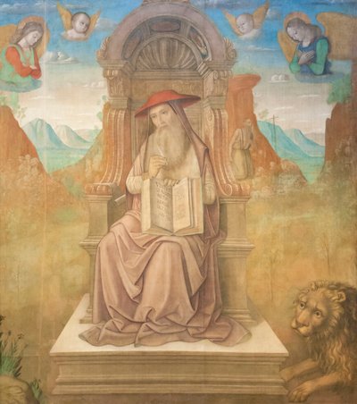 Saint Jerome Enthroned (tempera on panel)   1460524   zh       chinese Successfully Translated  Original: Phrygane - Caddis fly (Ptilostomis semifasciata) Translat: Phrygane - Caddis fly (Ptilostomis semifasciata) 1439344 zh chinese Successfully Translated 作者 乔凡尼·桑蒂或圣齐奥