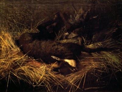 死亡的麂皮 作者 乔凡尼·塞甘蒂尼（Giovanni Segantini）