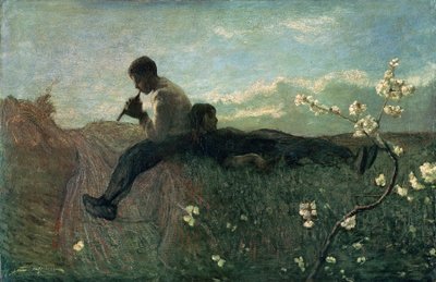 田园诗 作者 乔凡尼·塞甘蒂尼（Giovanni Segantini）